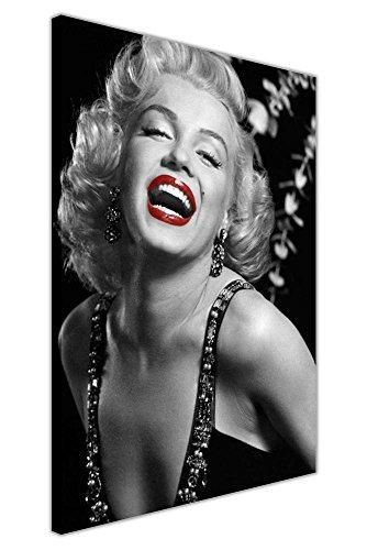 Black And White Prints Pop Art Canvas Wall Art Pictures Sexy Inside Marilyn Monroe Black And White Wall Art (View 2 of 20)