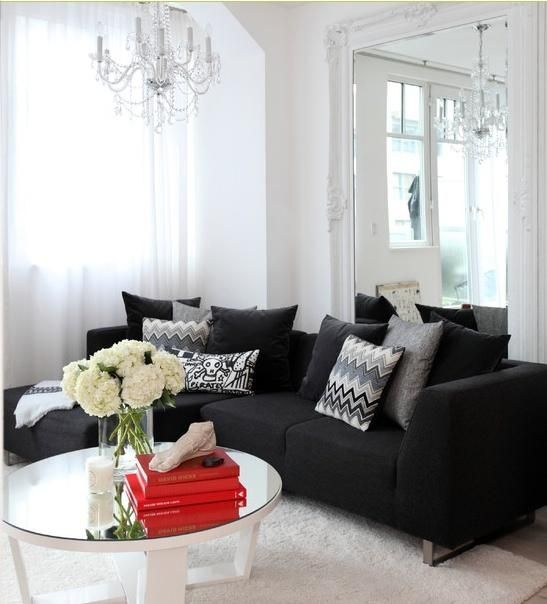 Black Couch Living Room | Gen4Congress Regarding Black Sofas For Living Room (View 7 of 20)
