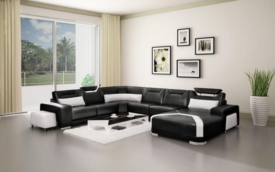 Black Leather Sofa Sets Inspiring Ideas For Living Room – Hgnv Pertaining To Small Black Sofas (View 20 of 20)