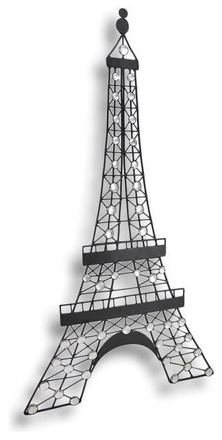 Black Metal Decorative Eiffel Tower Wall Art Hanging – Traditional Pertaining To Eiffel Tower Wall Hanging Art (Photo 1 of 20)