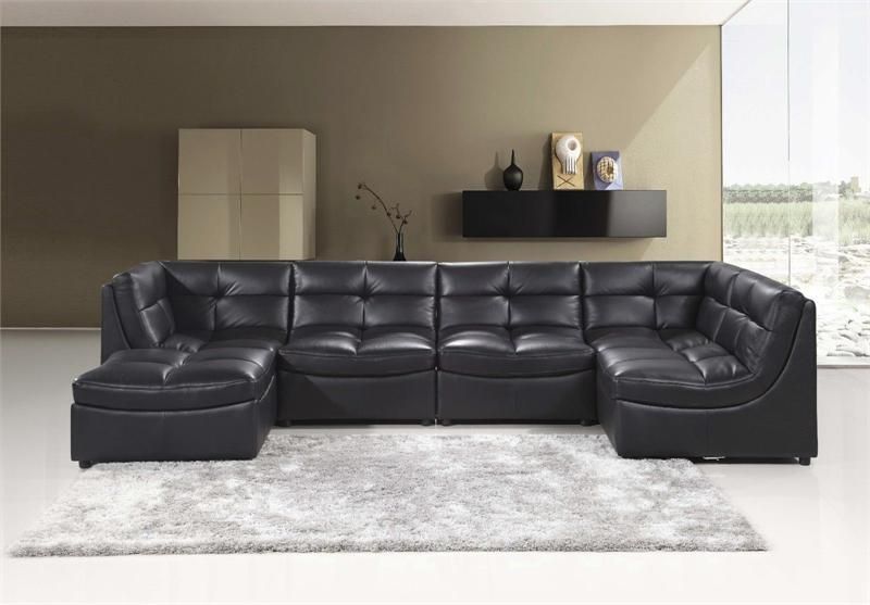 Black Modular Sectional Sofa 9148 Best Master Inside Cloud Sectional Sofas (View 9 of 20)