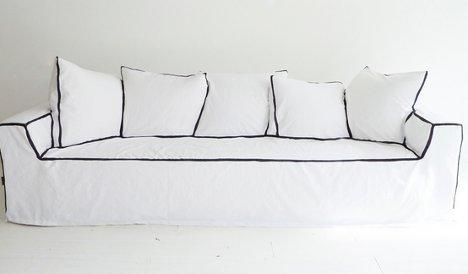 Blank Canvas Sofa Cover Invites Endless Personalization With Regard To Canvas Sofa Slipcovers (Photo 13 of 13)