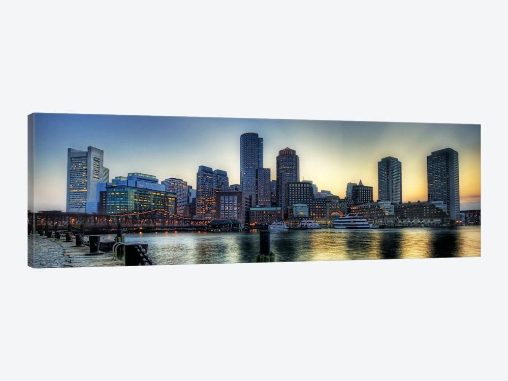 Boston Panoramic Skyline Cityscape Canvas Wall Art | Icanvas Pertaining To Cityscape Canvas Wall Art (Photo 1 of 20)