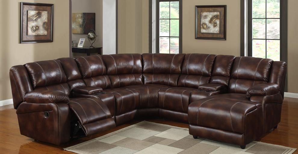 20 Ideas of Curved Sectional Sofas With Recliner