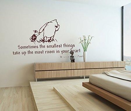 Buy 19.7" X 23.6" Winnie The Pooh Sometimes The Smallest Things Throughout Winnie The Pooh Nursery Quotes Wall Art (Photo 17 of 20)