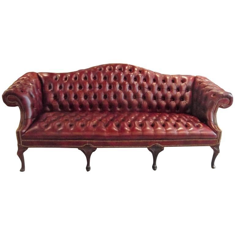 Camelback Leather Sofa Viyet Designer Furniture Seating Antique In Camelback Leather Sofas (Photo 6 of 20)