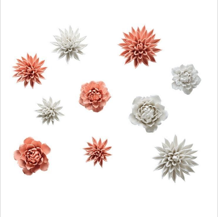 Ceramic Flower Wall Art Promotion Shop For Promotional Ceramic For Ceramic Flower Wall Art (View 19 of 20)