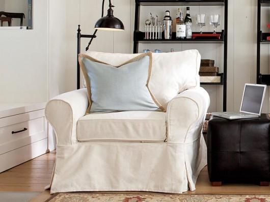 Chair Slip Cover Pattern Design Patterns With Top Slip Covers Inside Pottery Barn Chair Slipcovers (Photo 20 of 20)