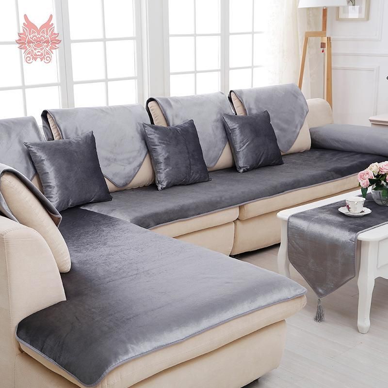 Compare Prices On Black Sofa Cover  Online Shopping/buy Low Price Intended For Sofas With Black Cover (Photo 15 of 20)