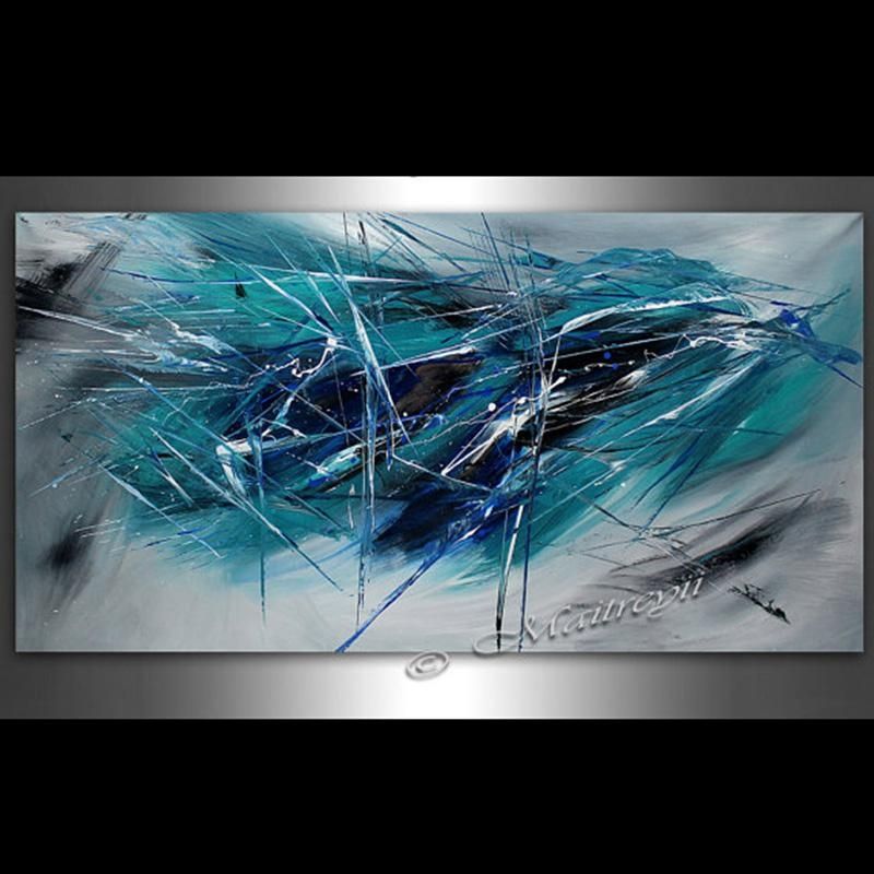 Compare Prices On Teal Wall Art  Online Shopping/buy Low Price Throughout Turquoise And Black Wall Art (Photo 16 of 20)