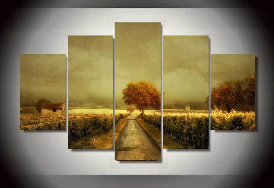 Compare Prices On Vineyard Wall Art  Online Shopping/buy Low Price With Regard To Vineyard Wall Art (View 1 of 20)