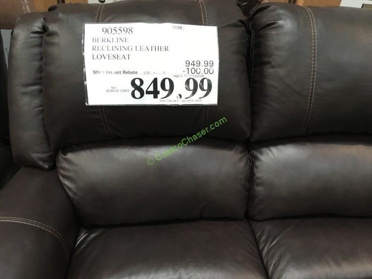 Costco 905598 Berkline Reclining Leather Loveseat Price – Costcochaser Regarding Berkline Leather Recliner Sofas (Photo 6 of 20)