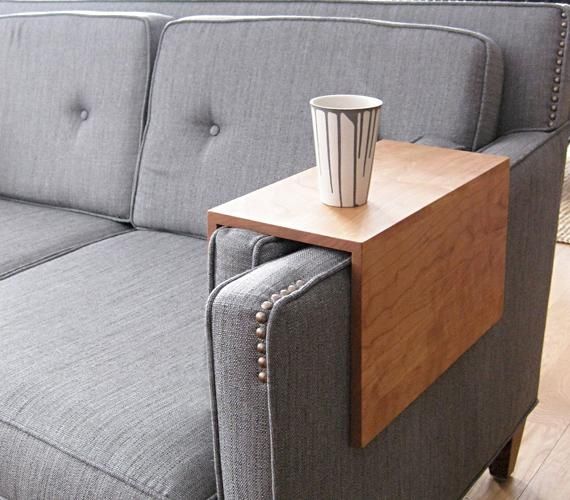 Couch Arm Wrap Is A Classed Up Cup Holder | Incredible Things Intended For Sofas With Drink Holder (Photo 1 of 20)