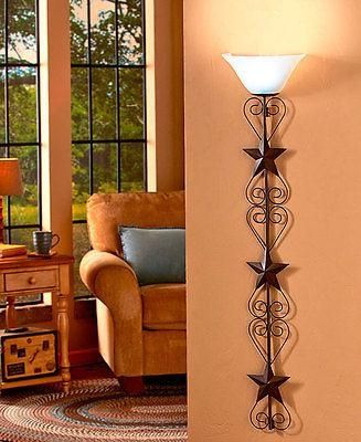 Country Star Wall Lamp Home Decor Western Rustic Metal Wall Art For Country Metal Wall Art (View 5 of 20)