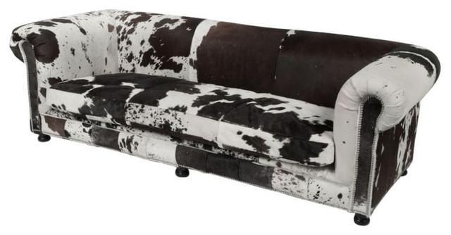 Cowhide Sofa Inspiration As White Leather Sofa For Modular Sofa Regarding Cowhide Sofas (View 5 of 20)