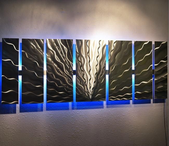 Decoration. Led Wall Art – Home Decor Ideas With Wall Art With Lights (Photo 7 of 20)