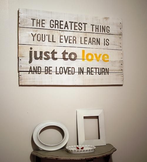 Decoration. Quote Wall Art – Home Decor Ideas Regarding Wood Word Wall Art (Photo 11 of 20)