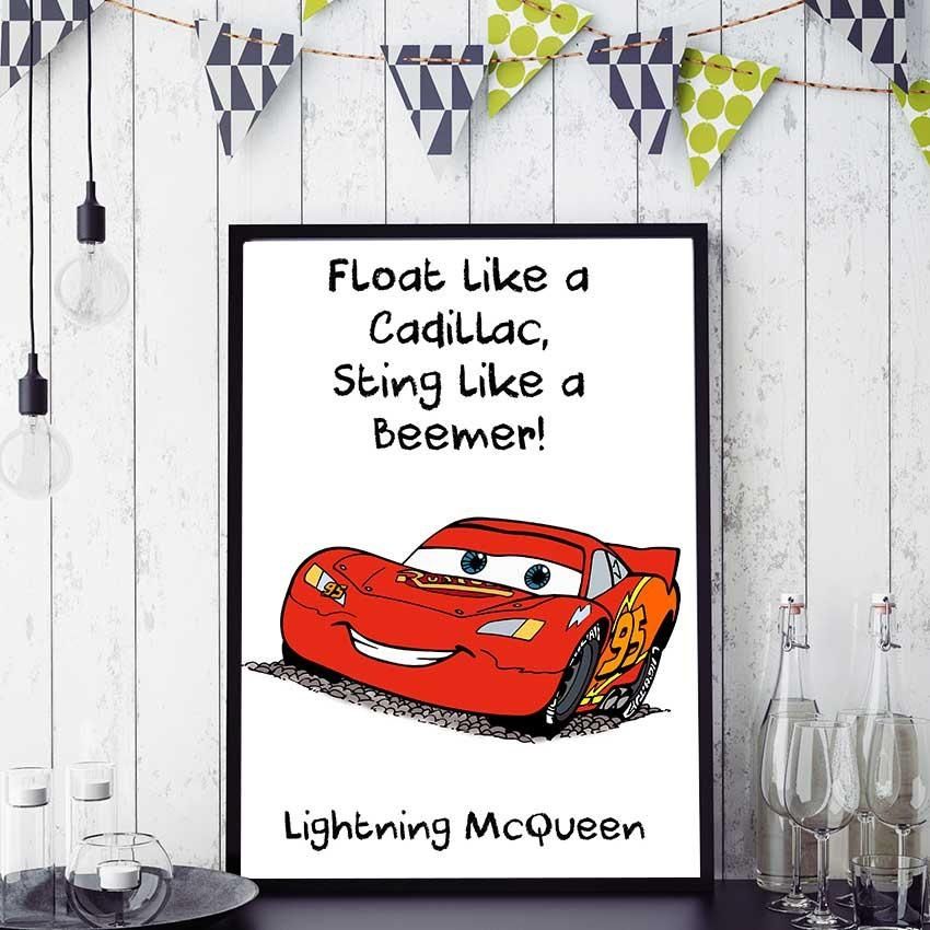 Disney Cars Printable Cars Lightning Mcqueen Wall Art Cars For Lightning Mcqueen Wall Art (View 14 of 20)