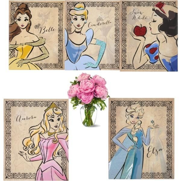 Disney Princess Couture – Polyvore Pertaining To Disney Princess Wall Art (View 4 of 20)
