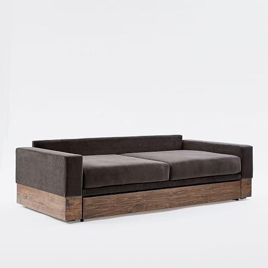 Emery Sofa + Twin Daybed W/ Trundle | West Elm For Sofas With Trundle (View 4 of 20)
