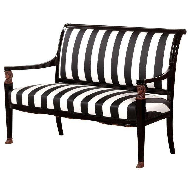 Empire Style French Sofa Bench Settee For Sale At 1Stdibs Pertaining To Bench Style Sofas (View 14 of 20)