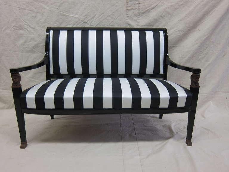 Empire Style French Sofa Bench Settee For Sale At 1Stdibs With Regard To Bench Style Sofas (View 7 of 20)