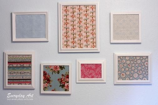Everyday Art: Girls Room Wall Art: Framed Fabric With Regard To Framed Fabric Wall Art (View 17 of 20)