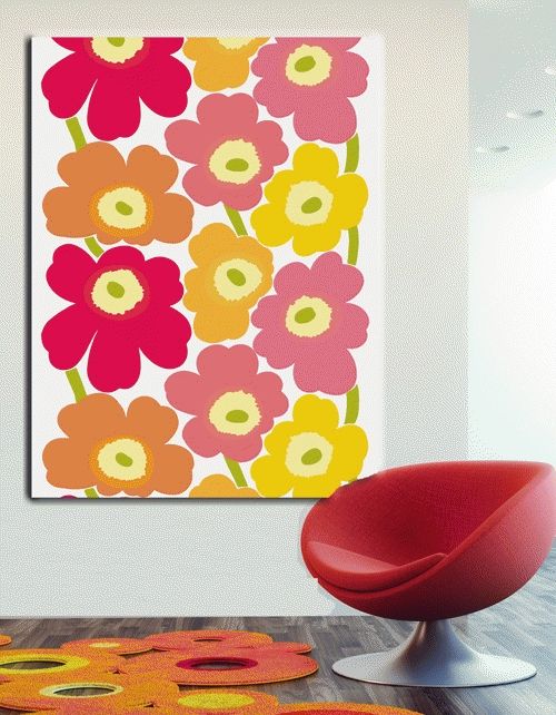 Fabric Wall Art Featuring Marimekko And Other Modern Fabrics Inside Stretched Fabric Wall Art (View 19 of 20)