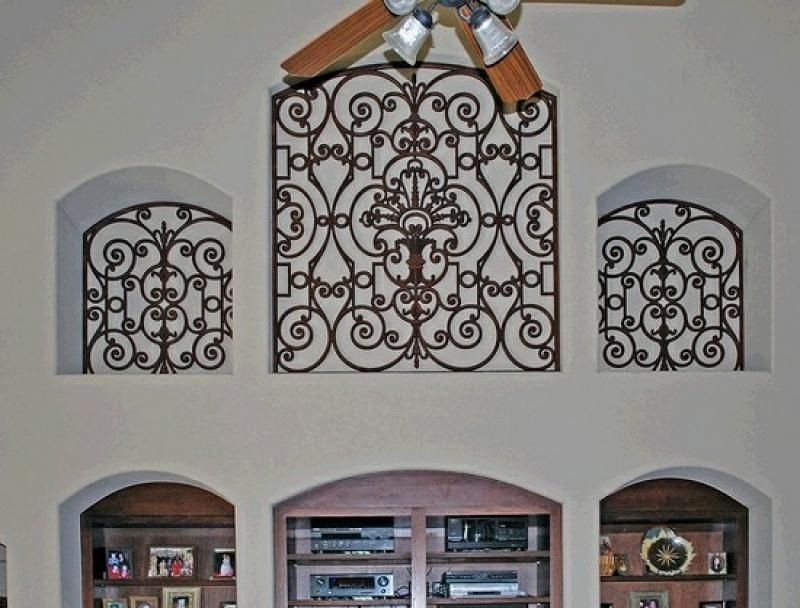 Faux Iron Wall Decor Wall Art Designs Outdoor Wall Art Decor Within Faux Wrought Iron Wall Decors (View 10 of 20)