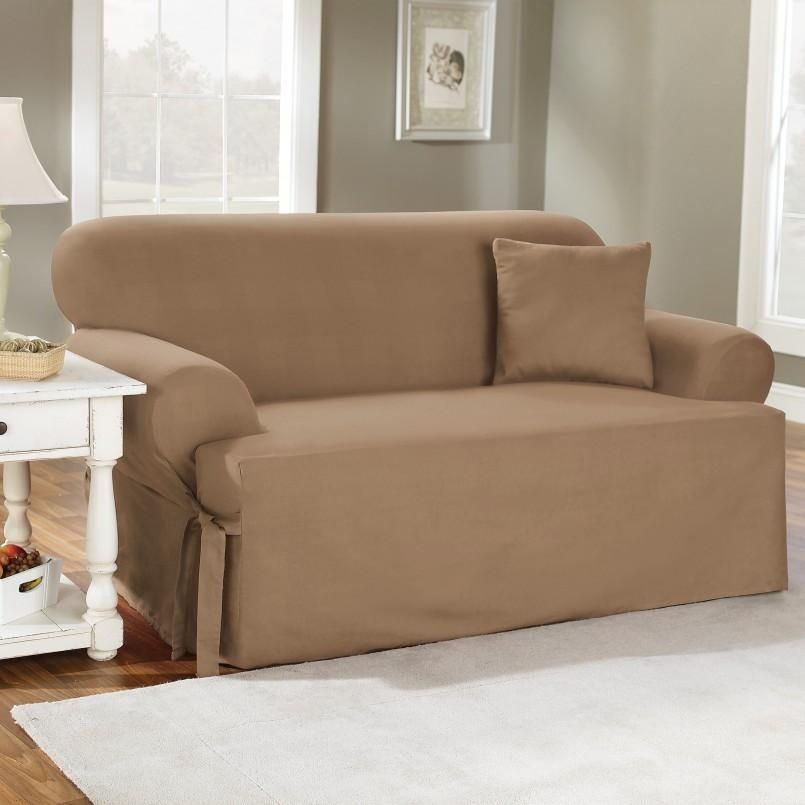 Furniture & Sofa: Stunning Sure Fit Sofa Covers Design For Regarding Armless Sofa Slipcovers (View 20 of 20)
