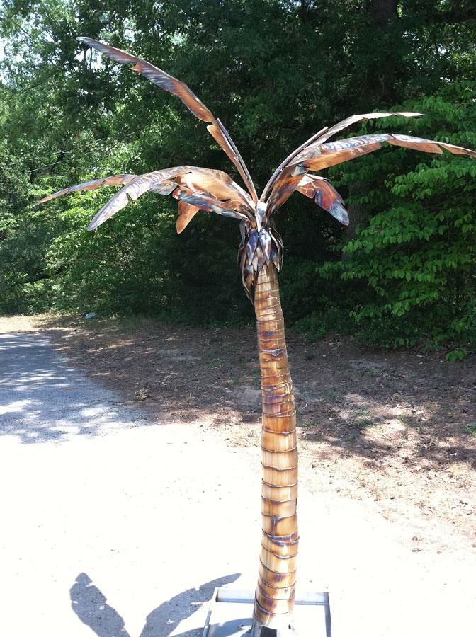 Featured Photo of Palm Tree Metal Art