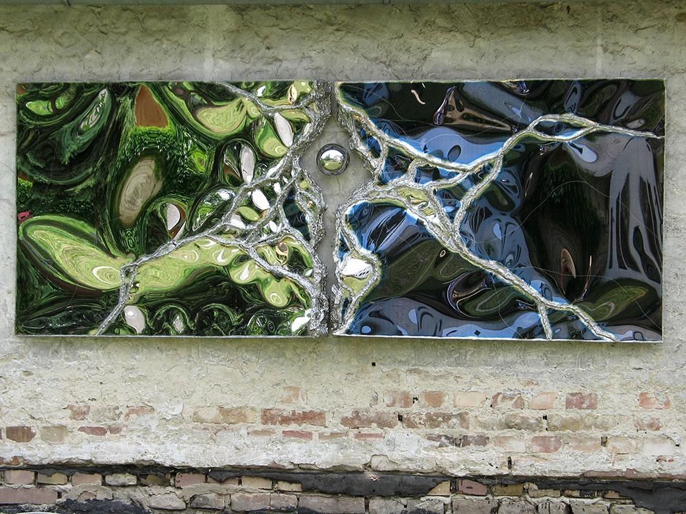 Gahr | Modern Garden Sculptures | Metal Furniture Art | Mirror With Regard To Stainless Steel Outdoor Wall Art (Photo 12 of 20)