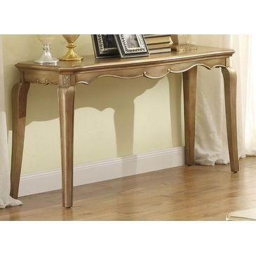 Homelegance Chambord Sofa Table In Antique Gold – Beyond Stores Inside Gold Sofa Tables (View 1 of 20)