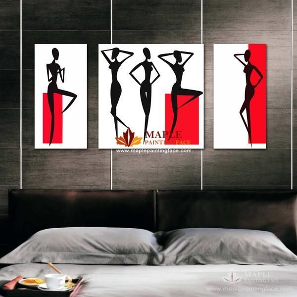 Hot Canvas Art Sexy Wall Art Oil Painting On Canvas Nude Women Pertaining To 3 Piece Modern Wall Art (View 5 of 20)