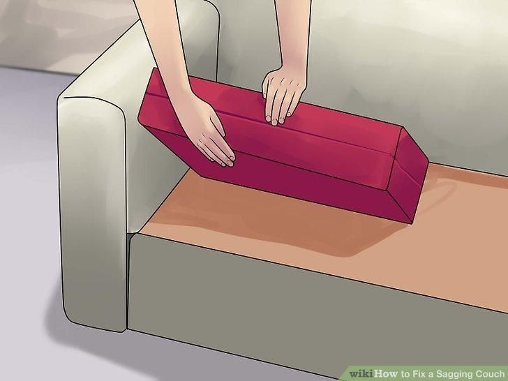 How To Fix A Sagging Couch: 14 Steps (With Pictures) – Wikihow Within Sofas With Support Board (Photo 5 of 20)