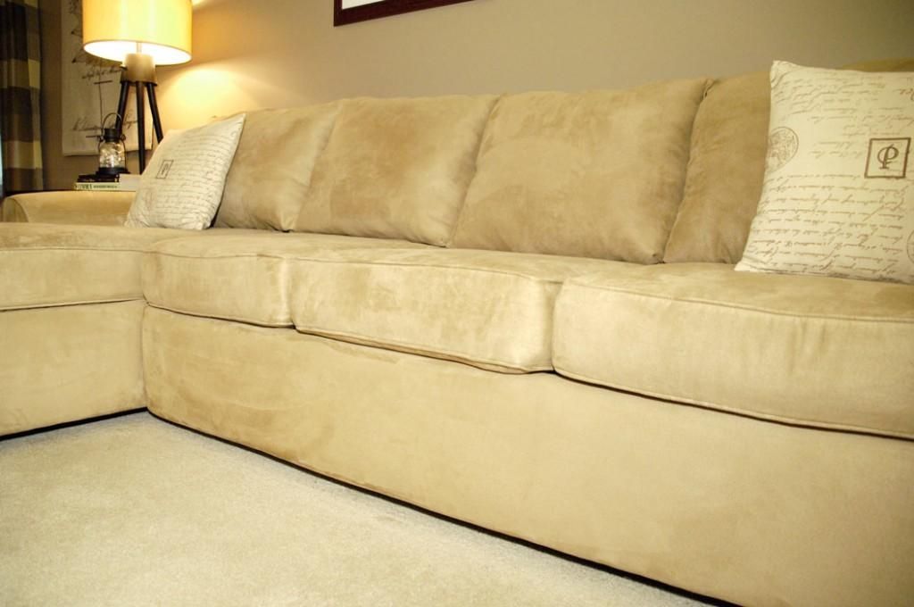 How To Make An Old Couch New Again For $10 – Living Rich On With Regard To Reupholster Sofas Cushions (View 17 of 20)