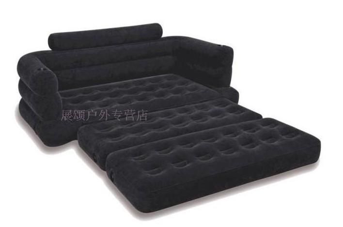 Intex Inflatable Pull Out Sofa Queen Bed Mattress Sleeper 68566Ep Within Inflatable Pull Out Sofas (Photo 6 of 20)
