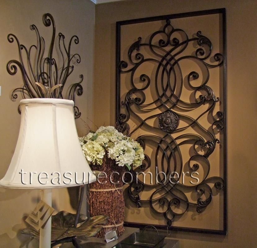 Large Metal Wall Decor | Roselawnlutheran Intended For Tuscan Wrought Iron Wall Art (Photo 8 of 20)