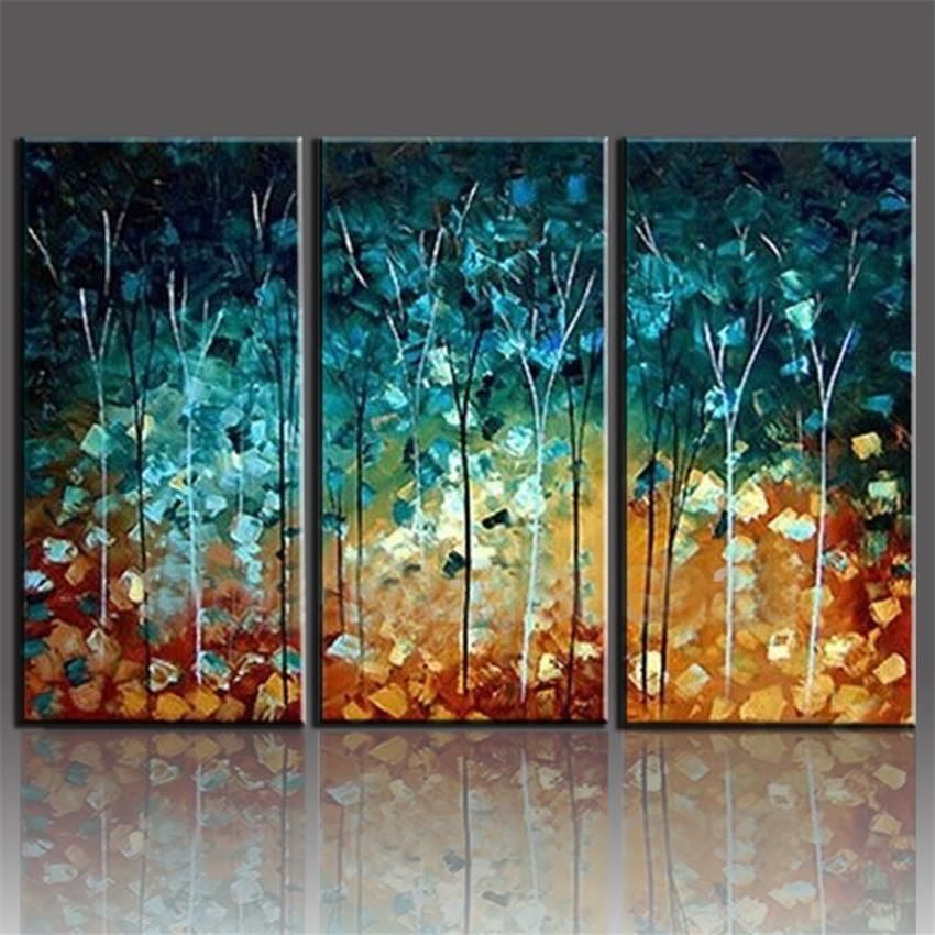 Large Tree Pictures Promotion Shop For Promotional Large Tree With Regard To 3 Piece Wall Art (Photo 14 of 20)