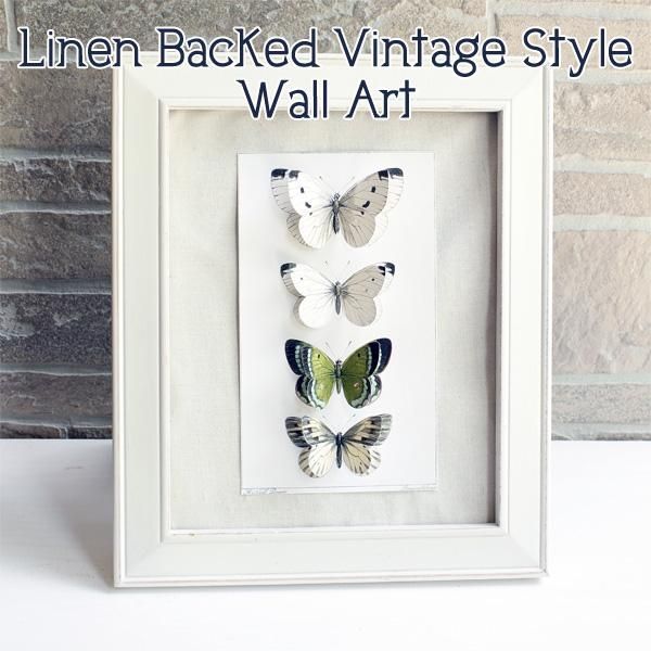 Linen Backed Vintage Style Wall Art Diy! – The Graphics Fairy With Vintage Style Wall Art (View 9 of 20)