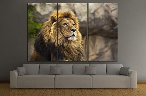 Lion Canvas Print Stockphotos Lion Wall Art – Home Decor Ideas Regarding Lion Wall Art (View 4 of 20)