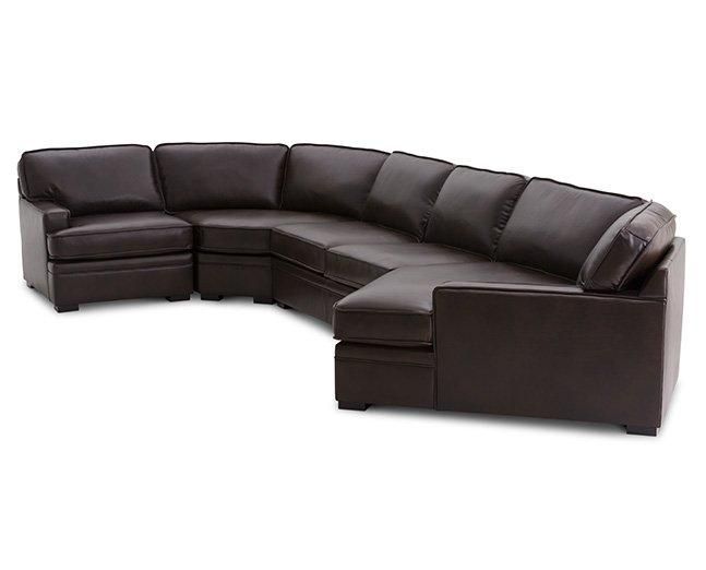 Living Room Furniture, Sofas & Sectionals | Furniture Row With Regard To Black Leather Chaise Sofas (Photo 6 of 20)