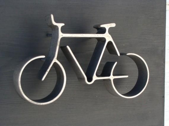 Metal Bike Wall Art Sign Bicycle Wall Hanging Home Or Office Pertaining To Metal Bicycle Wall Art (View 11 of 20)