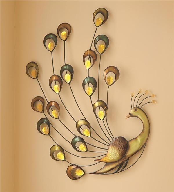 Metal Peacock Wall Decor | Wind & Weather For Metal Peacock Wall Art (View 13 of 20)