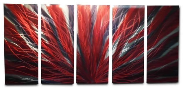 Metal Wall Art Decor Abstract Contemporary Modern  Radiance Large With Regard To Large Abstract Metal Wall Art (Photo 12 of 20)