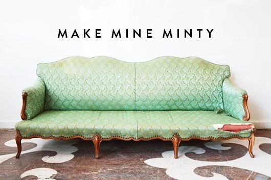 Minty Fresh. | Sfgirlbybay For Mint Green Sofas (Photo 7 of 20)