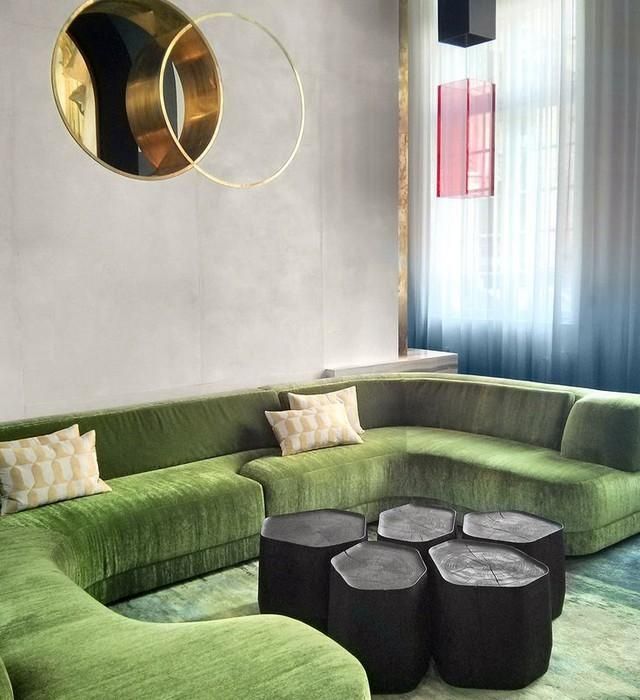Modern Living Room With Mint Green Sofa Modern Living Rooms, Mint For Mint Green Sofas (Photo 9 of 20)