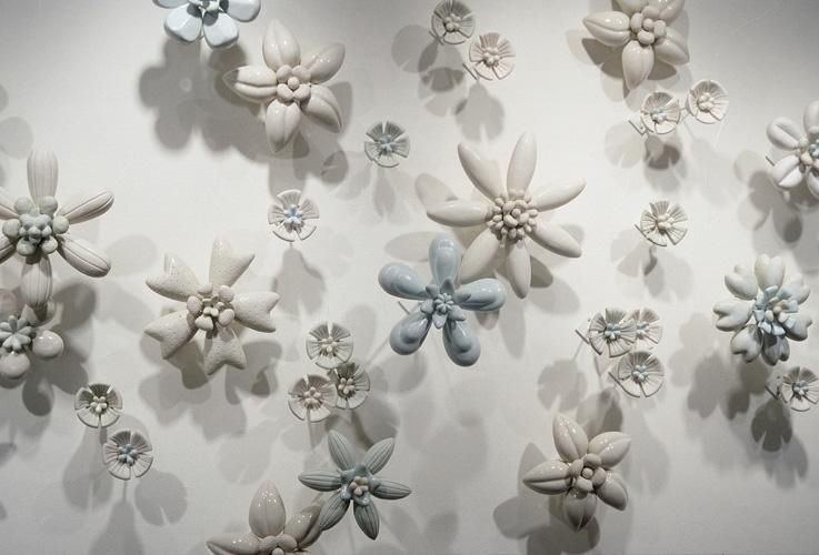 Nancy Blum : Public Art : Sculpture : Flower Wall : With Ceramic Flower Wall Art (Photo 8 of 20)