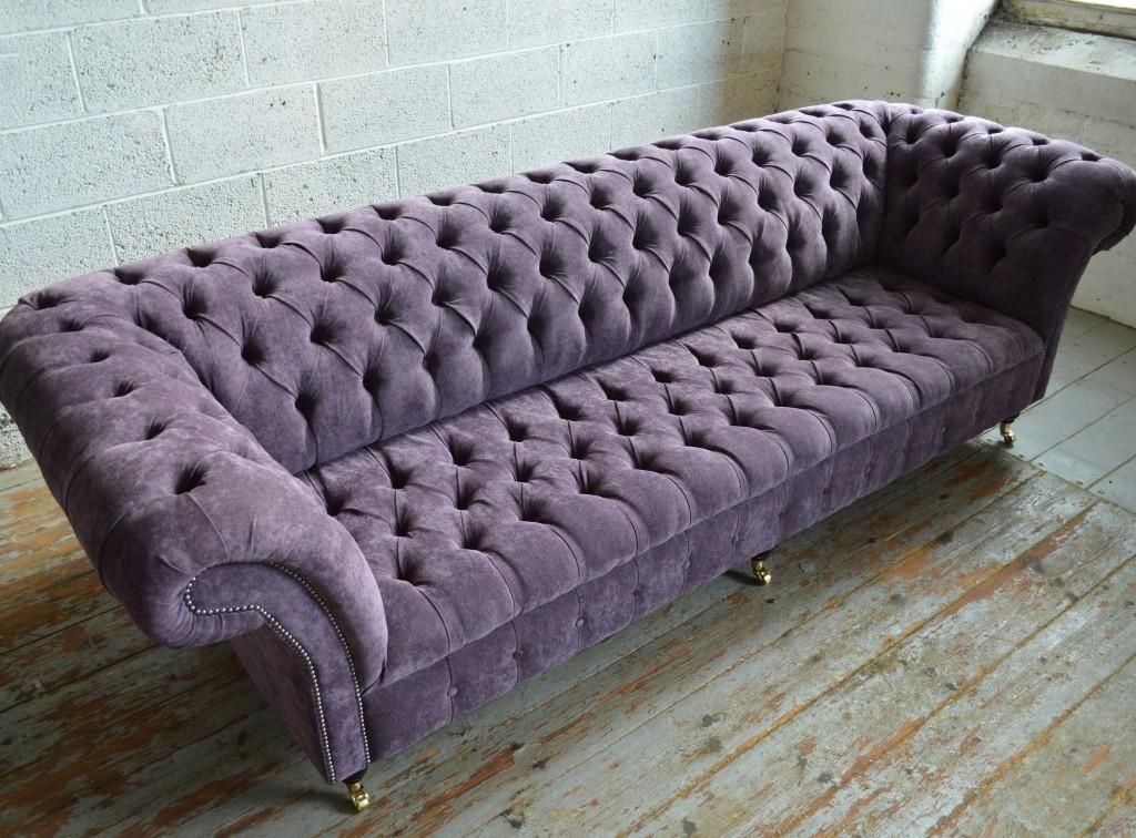 Naples Velvet Belmont Chesterfield Sofa | Abode Sofas Intended For Purple Chesterfield Sofas (View 2 of 20)