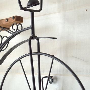 Old Fashioned Bicycle Wall Art, Black From 2Ndhandchicc On Etsy With Bike Wall Art (View 13 of 20)